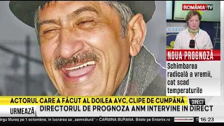 Actrul care a facut al doilea AVC, momente de cumpana
