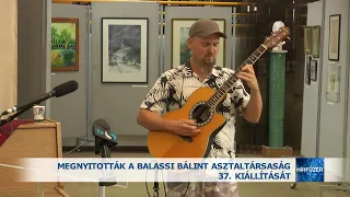 Megnyitották a Balassi Bálint Asztaltársaság 37. kiállítását