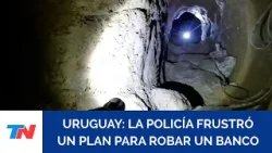 La policía de Uruguay frustró un plan para robar un banco a través de un túnel