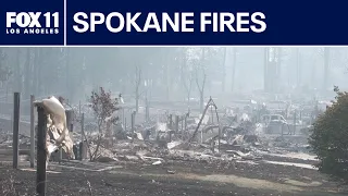 Wildfires devastate Spokane, Washington