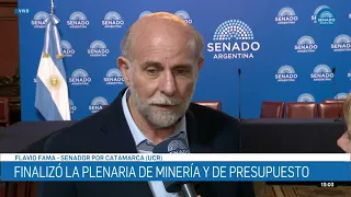 INTERVIEW WITH SENATOR FLAVIO FAMA - JOINT COMMITTEE ON MINING, ENERGY AND BUDGET 09/03/26