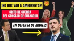 ¡GUAYAQUIL SE RESPETA! La bofetada del Concejo a quienes quieren ver caer al Alcalde.
