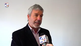 Bernardo Aldabalde, candidato al directorio del BPS por las empresas, de gira por Paysandú
