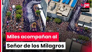 Lord of Miracles: thousands of faithful accompany his first procession of 2026