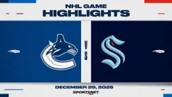 NHL Highlights | Canucks vs. Kraken - December 29, 2025 NHL Highlights | Canucks vs. Kraken - December 29, 2025