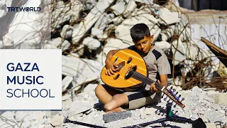 Music offers Gaza's displaced children escape from war