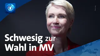 Das sagt Schwesig (SPD) zur Wahl in Mecklenburg-Vorpommern