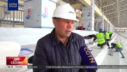 Китайские специалисты помогают строить новый стадион в Таджикистане