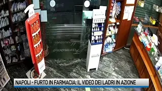 Posillipo, furto alla farmacia Petrone: il video dei ladri in azione