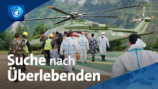 Tote identifizieren, Vermisste suchen, Überlebende versorgen: Schwierige Hilfseinsätze im Himalaya