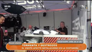 Encarnación hit by storm during the Rally World Championship