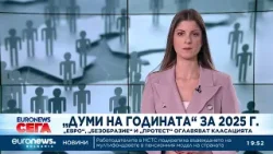 "Евро", безобразие", "протест" са думите на 2025 година