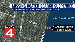 US Coast Guard suspends search for 74-year-old man who fell from yacht in Lake St. Clair