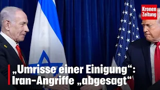 "Outlines of an agreement": Iran attacks "called off" I krone.tv NEWS