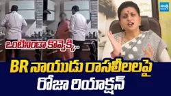 RK Roja Strong Reaction On BR Naidu Leaked Video |@SakshiTVLIVE RK Roja Strong Reaction On BR Naidu Leaked Video |@SakshiTVLIVE
