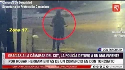 CINCO TV - RÁPIDA INTERVENCIÓN DEL COT PERMITIÓ DETENER A UN LADRÓN TRAS UN ROBO EN DON TORCUATO