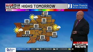 First Alert weather on Heartland News at Noon 7/29
