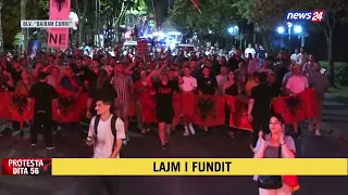 Nga fjalimet para Kryeministrisë te marshimi drejt nga Komisariatit 3, mbyllet protesta e 56-të