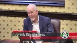 Juvenile Detention Board - January 12, 2026