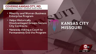 Missouri Attorney General sues Kansas City over minority- and women-owned business program