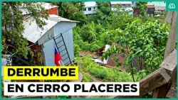 Home collapses in Cerro Placeres: Impact of the storm front in Valparaíso