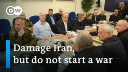 Israeli War Cabinet discusses the response to Iran attack | DW News