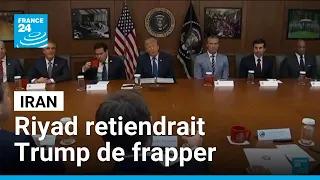 Trump suspend les frappes contre l'Iran sous condition d'un accord rapide • FRANCE 24