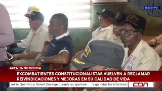 Excombatientes constitucionalistas vuelven a reclamar reivindicaciones y mejoras en calidad de vida