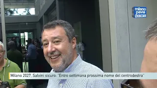Milan 2027, Salvini confident: "Center-right candidate's name by next week"