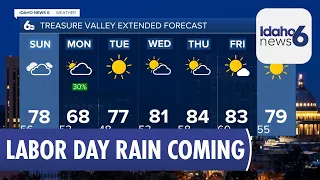 Labor Day showers to impact Boise plans?