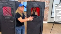 ?Инфракрасная сауна-палатка от Тони Литтла = детокс, сияние и расслабление дома