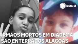 Irmãos mortos em atropelamento em Diadema (SP) são enterrados em Alagoas