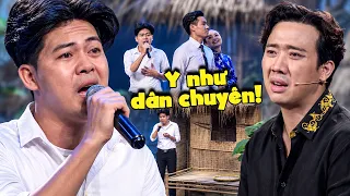 Bản sao Mạnh Quỳnh HÁT MƯỜI PHÂN VẸN MƯỜI không thua DÂN CHUYÊN khiến Trấn Thành XUÝT XOA | THVL