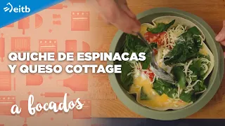 Viral recipe: Spinach and cottage cheese quiche