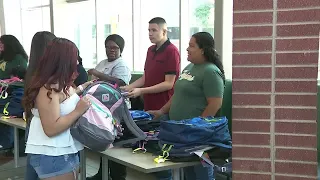 Aurora Central High School hosts back-to-school registration with free backpack giveaway