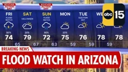 Flood Watch in Effect as Storms Bring More Rain to Arizona