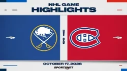 NHL Highlights | Sabres vs. Canadiens - October 17, 2026