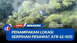 Melihat dari Udara Serpihan-Lokasi Jatuh Pesawat ATR 42-500