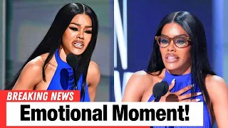 Teyana Taylor Breaks Down in Tears After Receiving the 2026 BET Icon Award