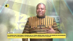 Le consultant politique à propos de la vision Bénin 2060 alafia, un monde de splendeurs