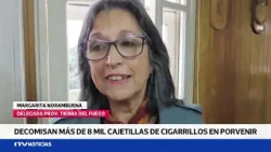 Detienen a ciudadano argentino con más de 8 mil cajetillas de cigarrillos de contrabando en Porvenir