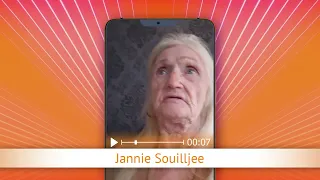 TV Oranje app video message - Jannie Souilljee