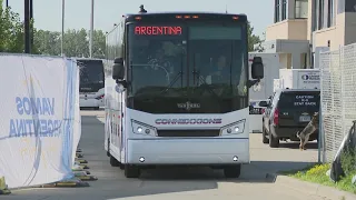 Argentina leaves Kansas City for World Cup semifinal