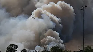 France: Fontainebleau forest fire remains out of control