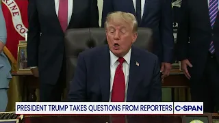 Trump on banning CNN, Politico and MS NOW