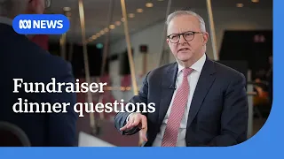 PM evasive over fundraiser dinner attendance | ABC NEWS