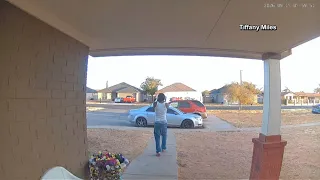 CAUGHT ON CAMERA: School bus carrying 14 students crashes into parked vehicles in Odessa, Texas