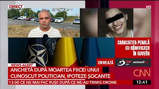Anchetă după moartea fiicei unui cunoscut politician