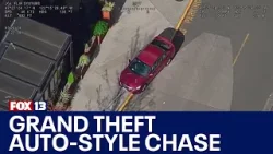 ‘Grand Theft Auto’-style stolen car chase tears through Renton | FOX 13 Seattle