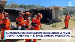 Realizan simulacro en todo el país a 50 años del terremoto de 1976